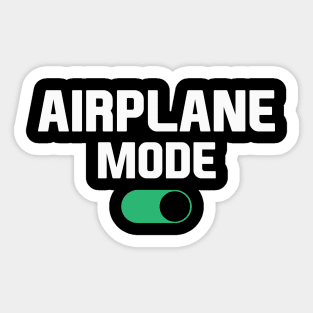 Airplane Mode On Sticker